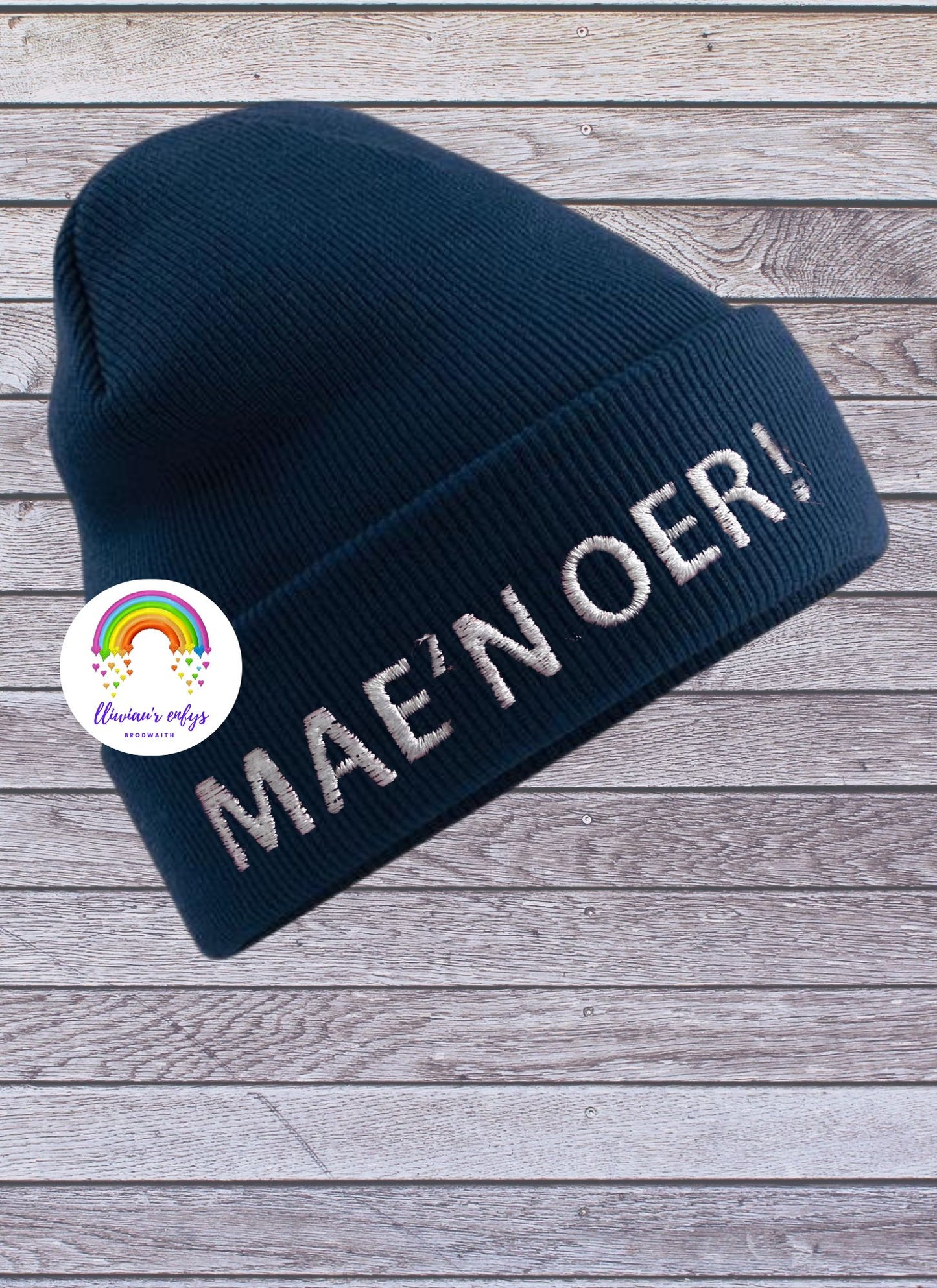 BRO-110-"MAE'N OER!" CUFFED BEANIE FOR ADULTS ONE SIZE