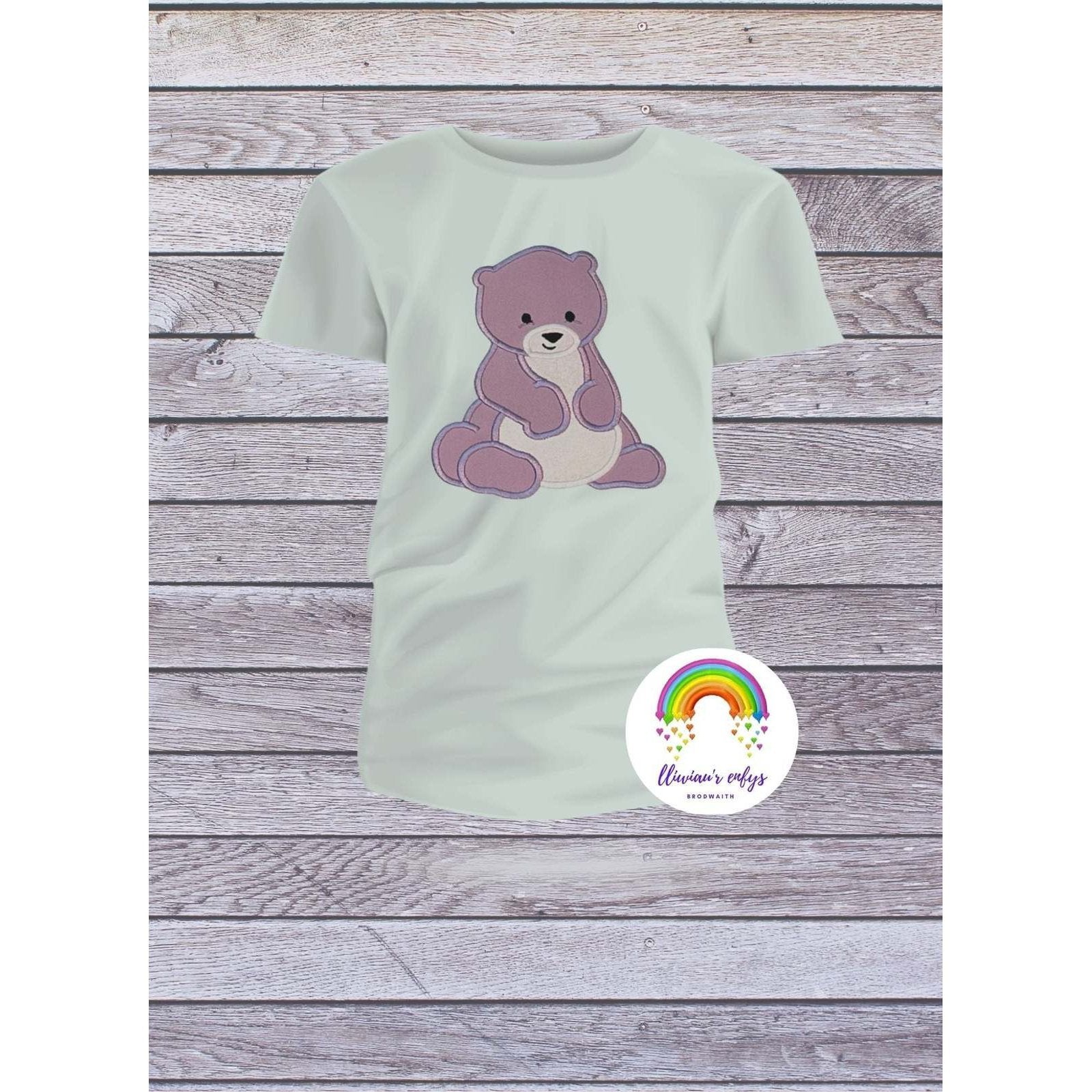 BRO-044. Embroidered t-shirt for toddler with cute Polar Bear motif