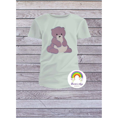 BRO-044. embroidered, t-shirt, toddler, Polar bear,  100% cotton, 