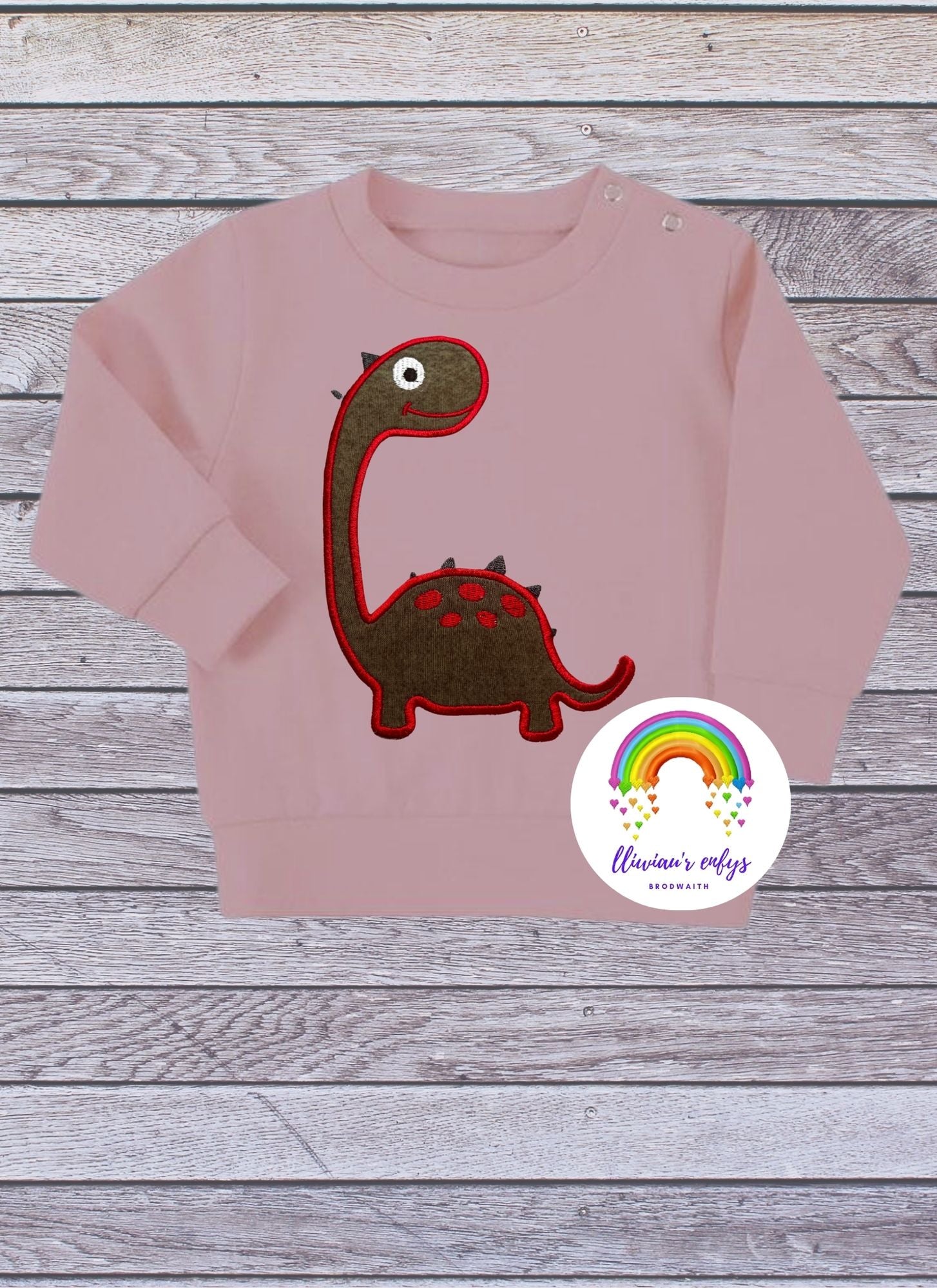 BRO-069 a dinosaur sweatshirt & regenerated material